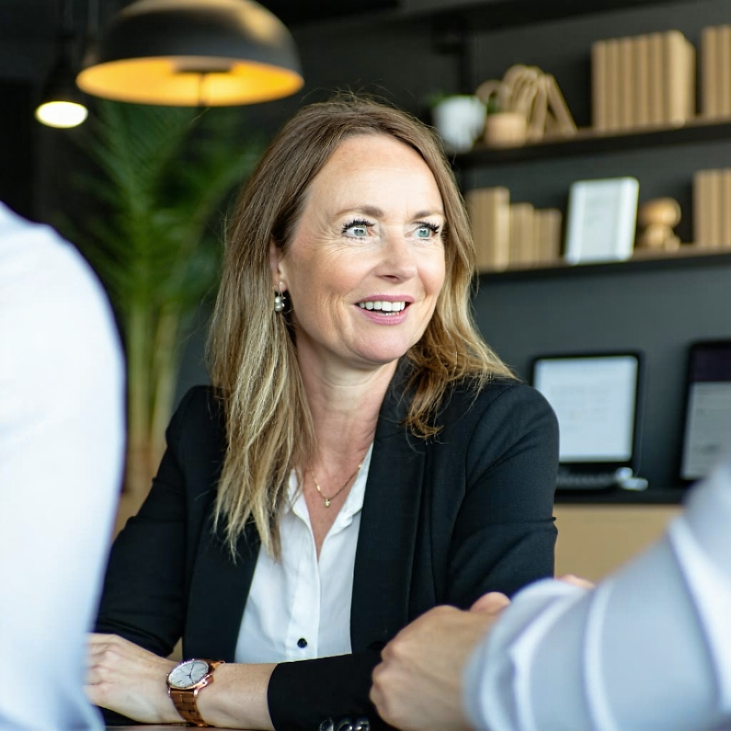 Irish female business owners talking with a colleague